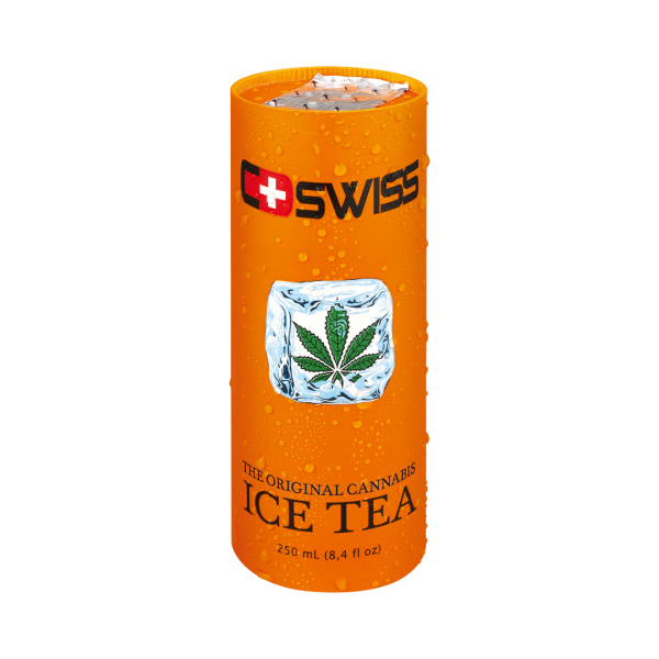 CSWISS Cannabis Ice Tea, EINWEG Dose, 250 Milliliter